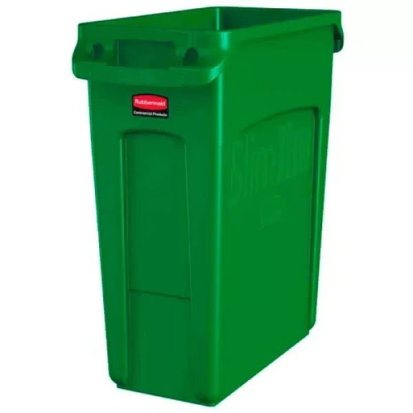 SLIM JIM MET LUCHTSLEUVEN 60 LTR, RUBBERMAID - Afbeelding 6