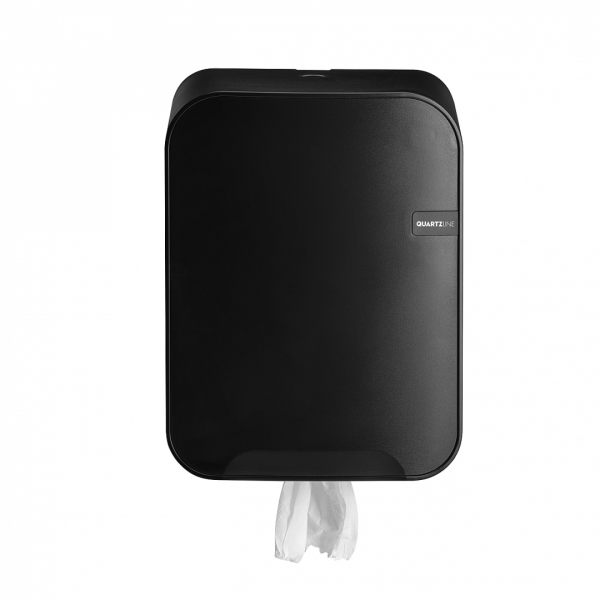 Quartz black midi dispenser t.b.v. alle midi centerfeed papierrollen