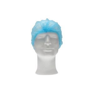 Haarnet (clip cap), pp non woven, blauw, diverse maten, 1.000st/doos