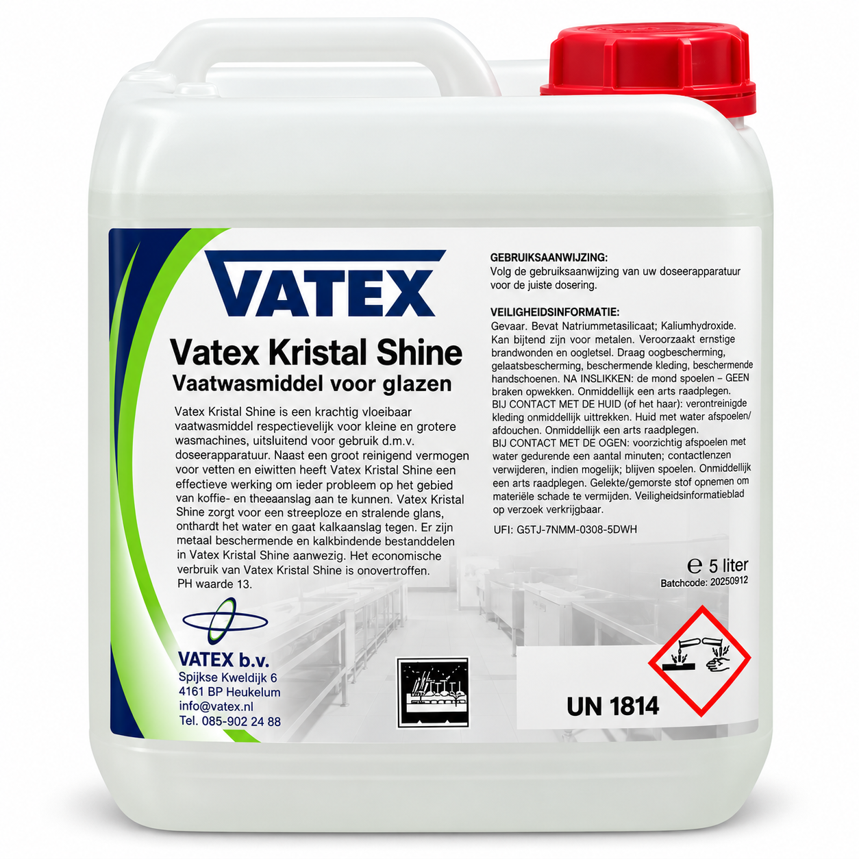 VATEX Kristal Shine Glazenwasmiddel