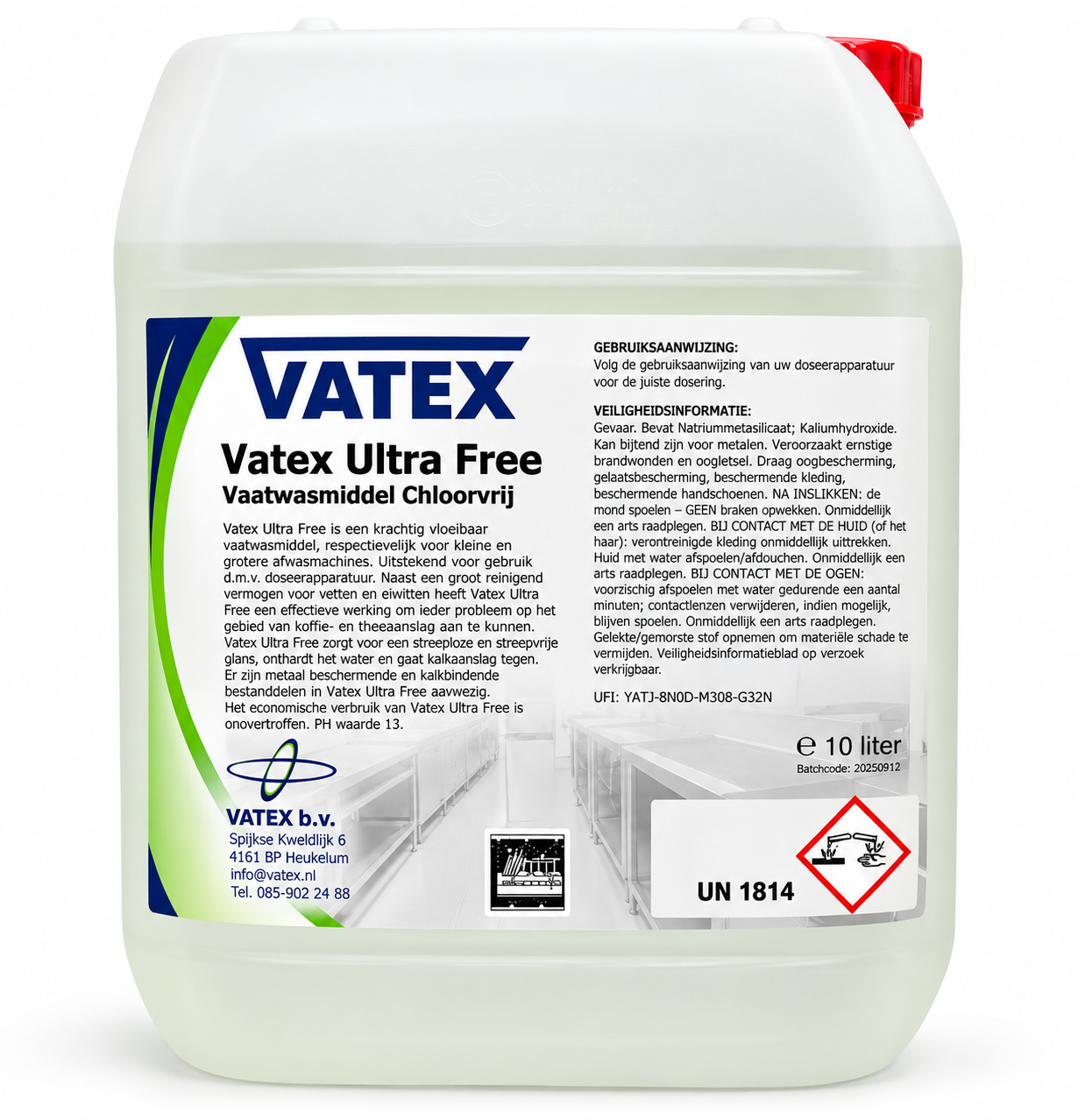 Vatex Ultra Free vaatwasmiddel chloorvrij