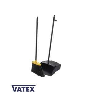 Rechtopstaande stoffer en blik zwart/geel