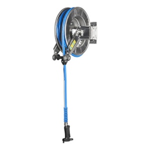 Wasunit met RVS haspel, Nito spuitpistool en voedingsgeschikte slang (10 m)
